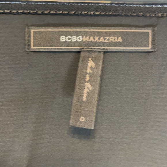 BCBG MaxAzria Strapless Striped Dress Size 0 - Picture 4 of 5